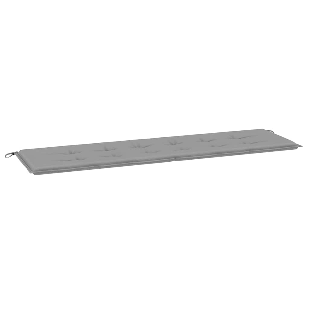VidaXL Gartenbankkissen 180x50x3 cm Oxford-Gewebe Grau