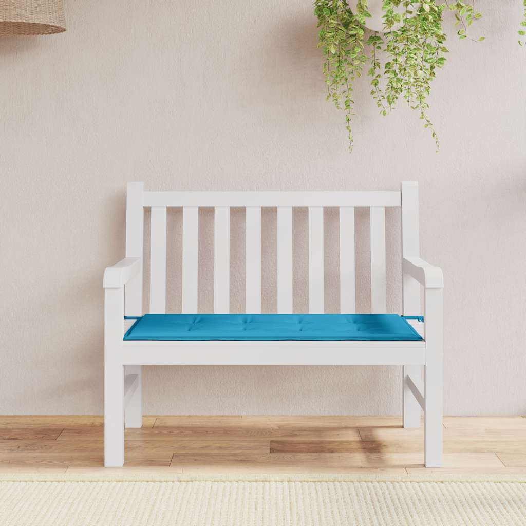 VidaXL Gartenbankkissen 100x50x3 cm Oxford-Gewebe Blau