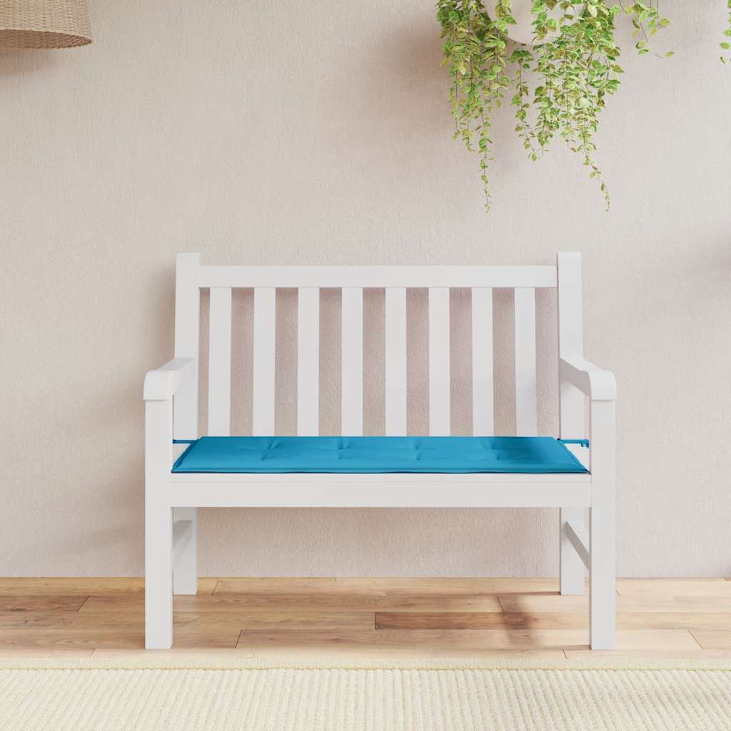 VidaXL Gartenbankkissen 120x50x3 cm Oxford-Gewebe Blau