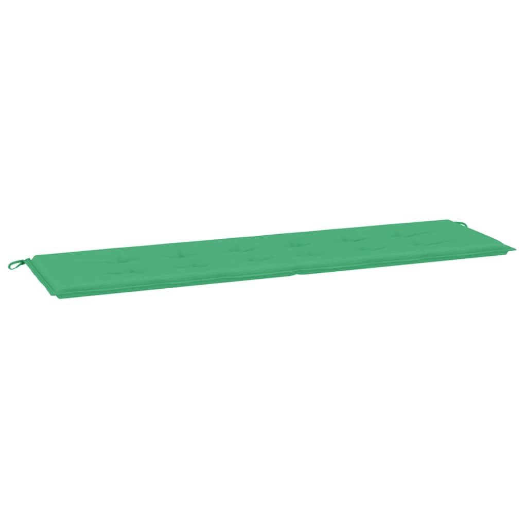 VidaXL Gartenbankkissen 180x50x3 cm Oxford-Gewebe Grün