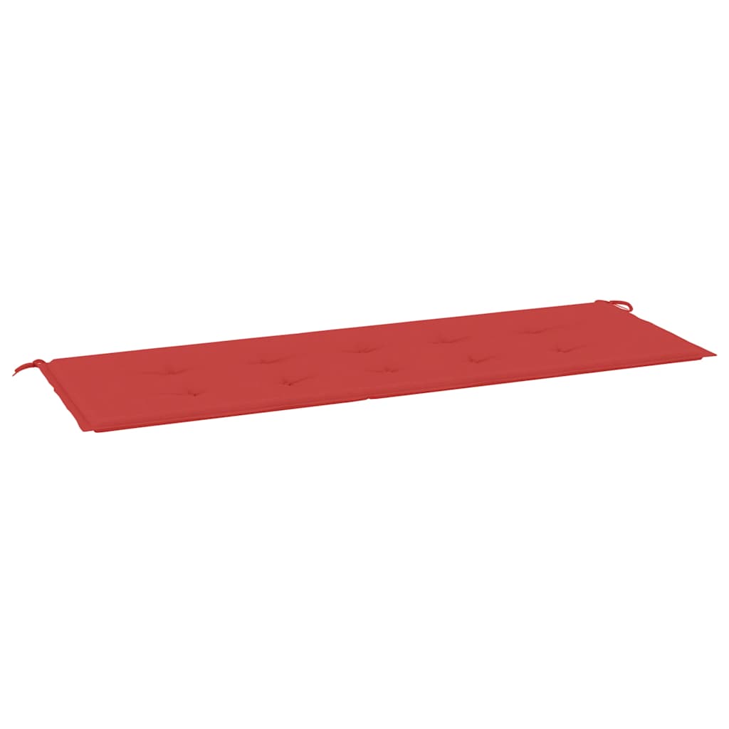 VidaXL Gartenbankkissen 150x50x3 cm Oxford-Gewebe Rot