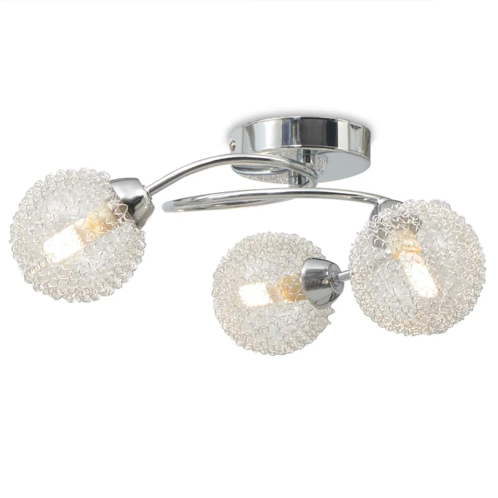 VidaXL Deckenleuchte mit 3 LED-Leuchtmitteln G9 120 W