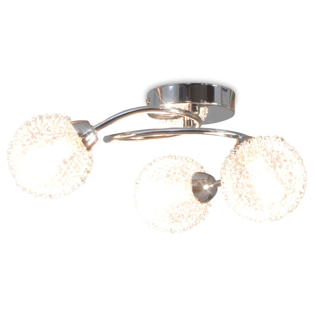 VidaXL Deckenleuchte mit 3 LED-Leuchtmitteln G9 120 W