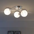 VidaXL Deckenleuchte mit 3 LED-Leuchtmitteln G9 120 W