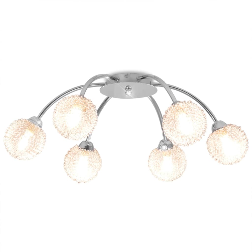 VidaXL Deckenleuchte mit 6 LED-Leuchtmitteln G9 240 W