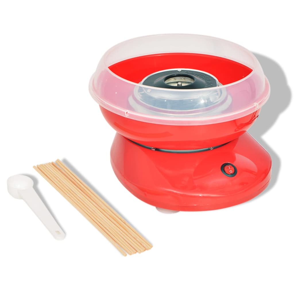 VidaXL Zuckerwattemaschine 480 W Rot