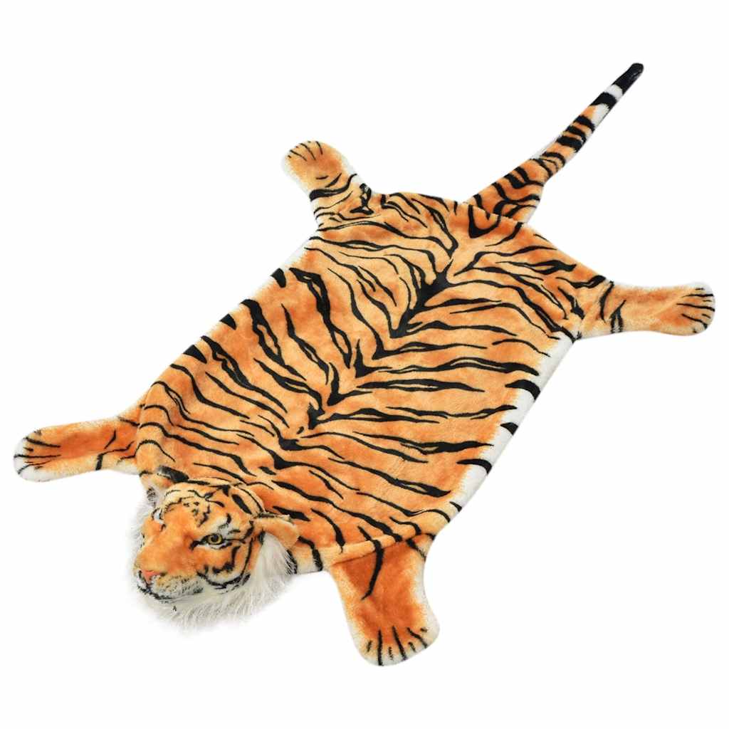 VidaXL Tigerfellteppich, 144 cm, Braun