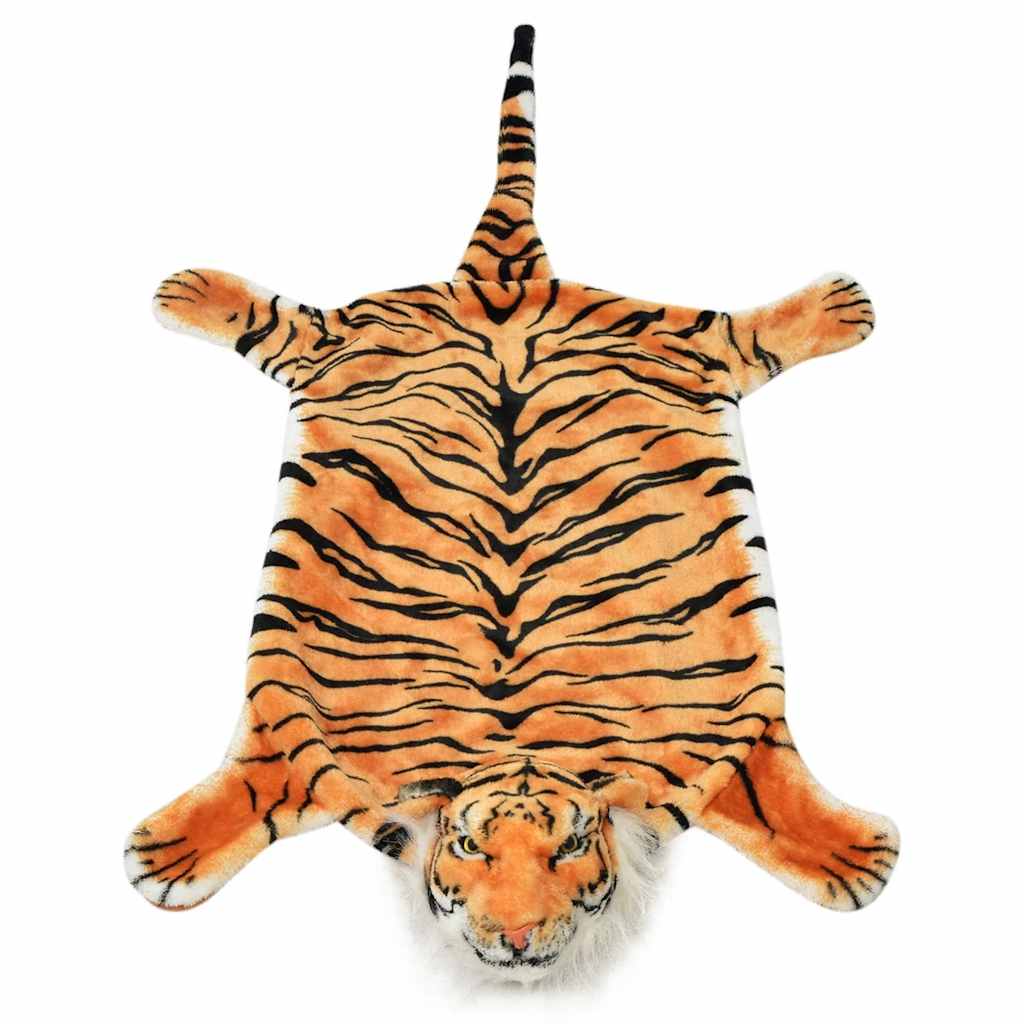 VidaXL Tigerfellteppich, 144 cm, Braun