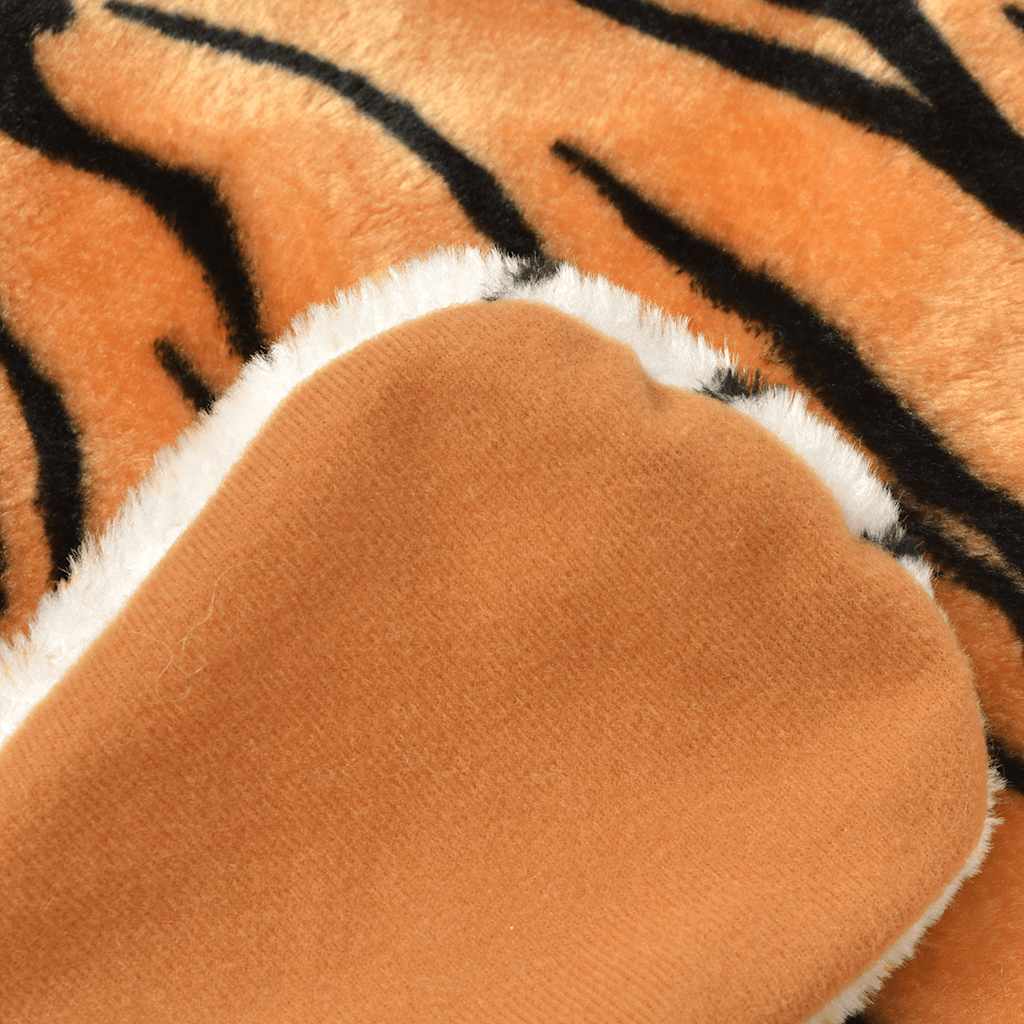 VidaXL Tigerfellteppich, 144 cm, Braun