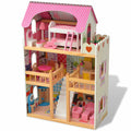 Vidaxx Puppenhaus 3 Böden 60x30x90 cm Holz