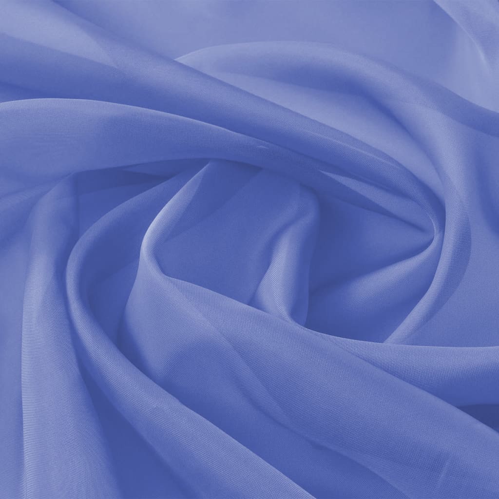 VidaXL Voile-Stoff 1,45 x 20 m Königsblau
