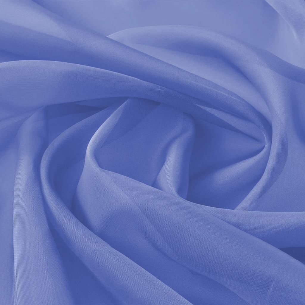 VidaXL Voile-Stoff 1,45 x 20 m Königsblau