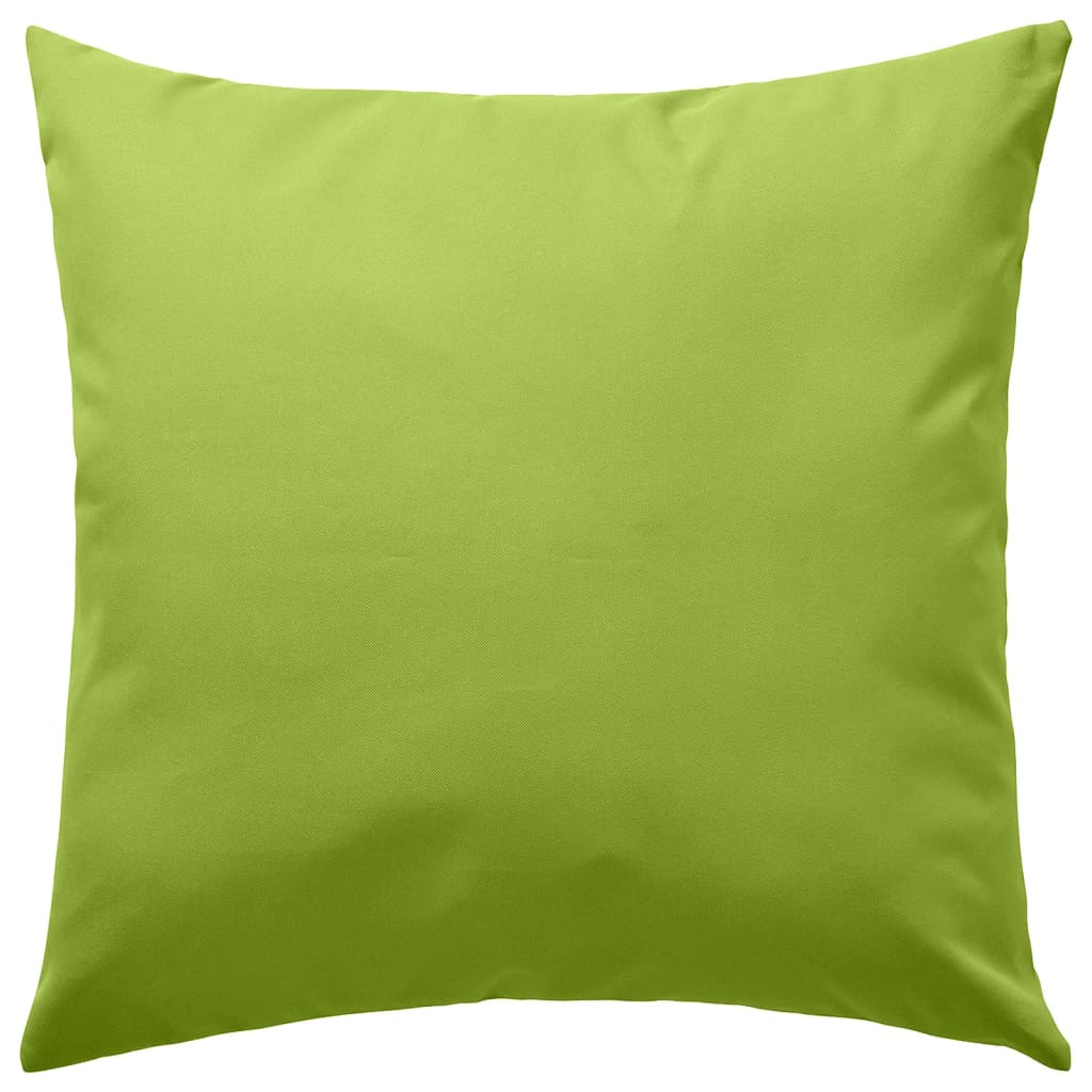 VidaXL Outdoor -Kissen 45x45 cm Apfelgrün 4 Stück