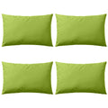 Vidaxl buitenkussens 60x40 cm appeltjesgroen 4 st