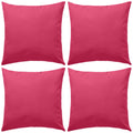 Vidaxl buitenkussens 45x45 cm roze 4 st