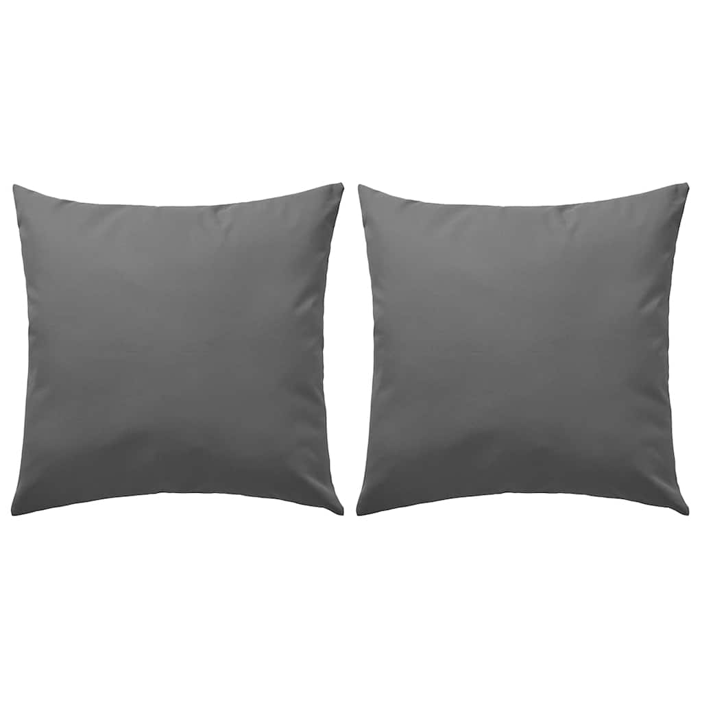 VidaXL Outdoor-Kissen 45x45 cm Grau 2 Stück