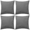 VidaXL Outdoor-Kissen 45x45 cm Grau 4 Stück