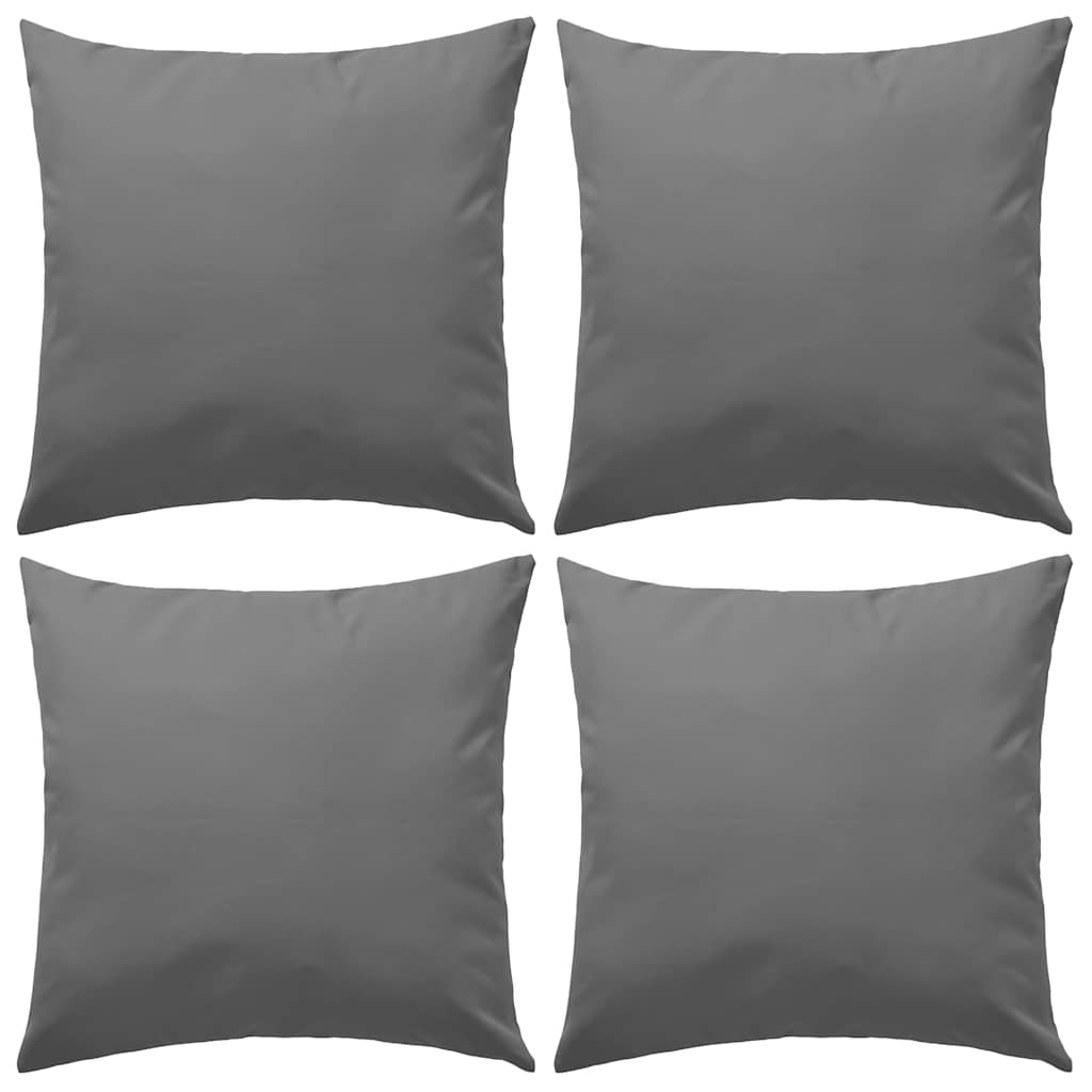 VidaXL Outdoor-Kissen 45x45 cm Grau 4 Stück