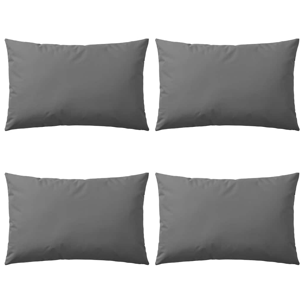 VidaXL Outdoor-Kissen 60x40 cm Grau 4 Stück