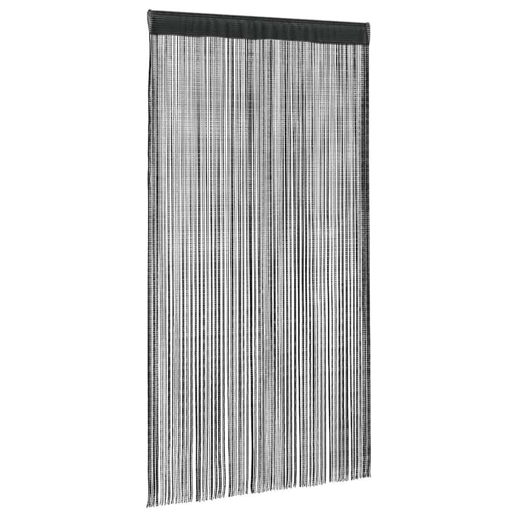 Vidaxxl -Drahtvorhänge 2 ST 140x250 cm Schwarz