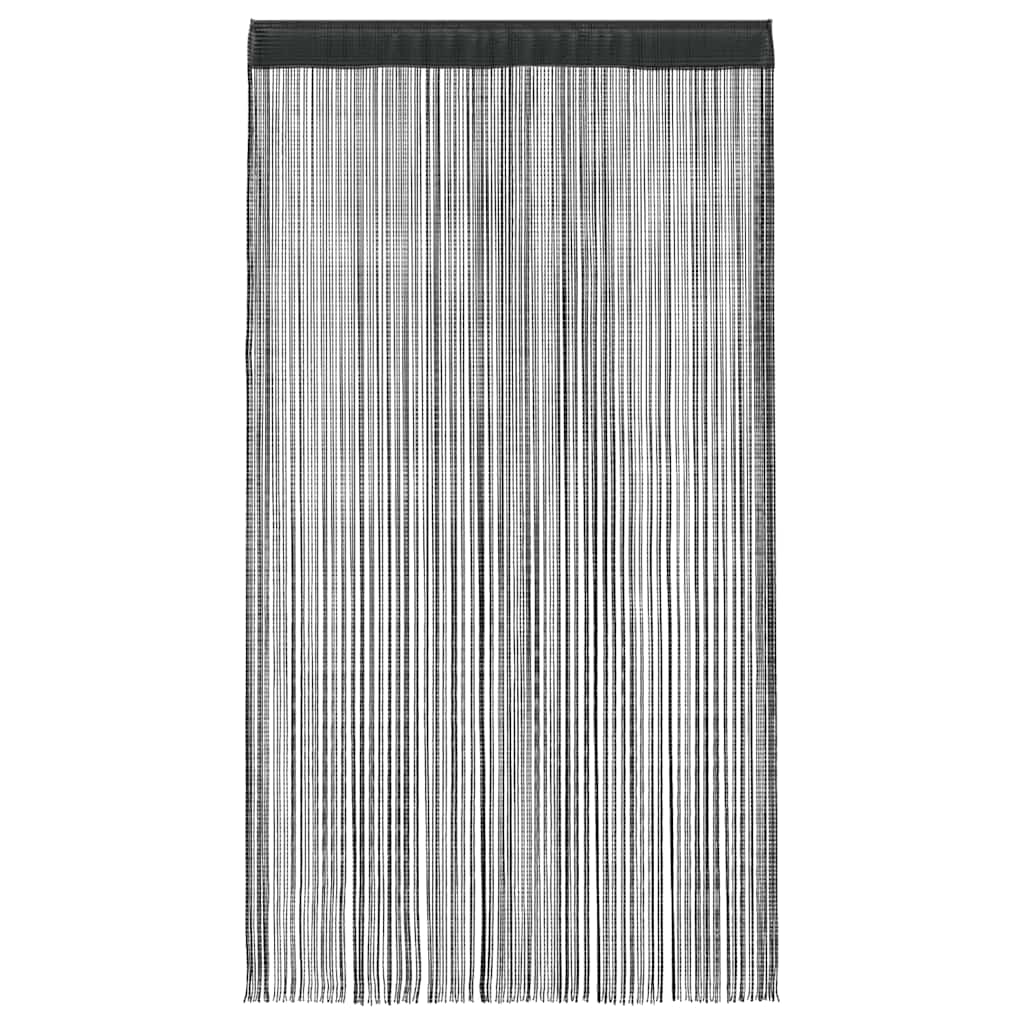 Vidaxxl -Drahtvorhänge 2 ST 140x250 cm Schwarz