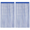 Vidaxl draadgordijnen 140x250 cm blauw 2 st