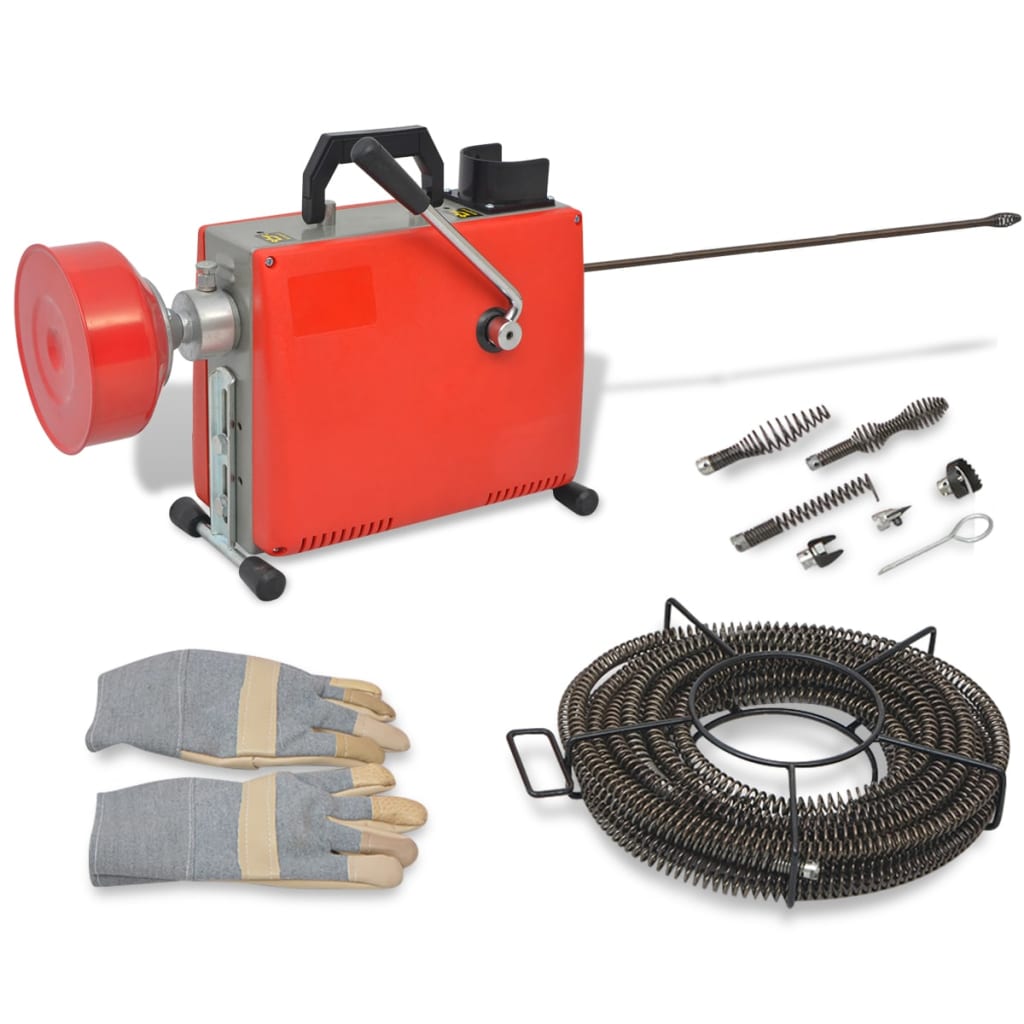 VIDAXL – Reinigungsmaschine 250 W 15 m x 16 mm 4,5 m x 9,5 mm