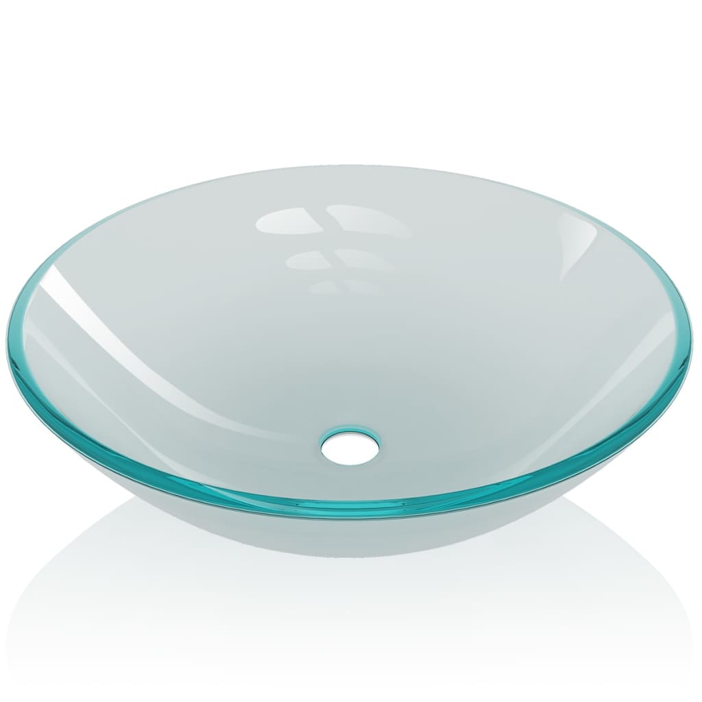 VIDAXL -WHOBAIN Härtetes Glas 42 cm Mattes Glas