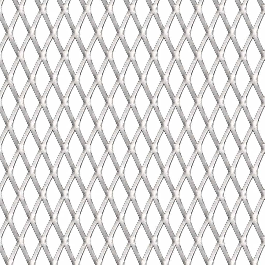 Vidaxl draadhek 50x50 cm 20x10x2 mm roestvrij staal