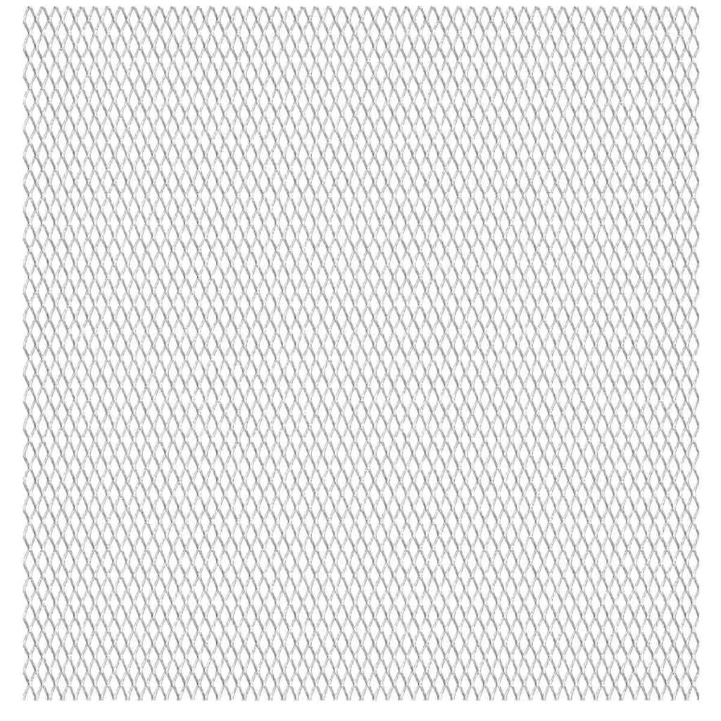 VidaXL Drahtzaun 100x85 cm 30x17x2,5 mm Edelstahl