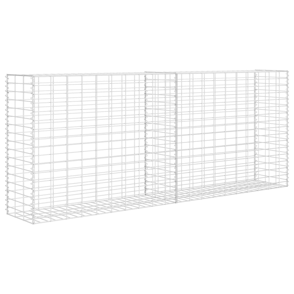 Vidaxx Gabione 85x30x200 cm verzinkter Stahl