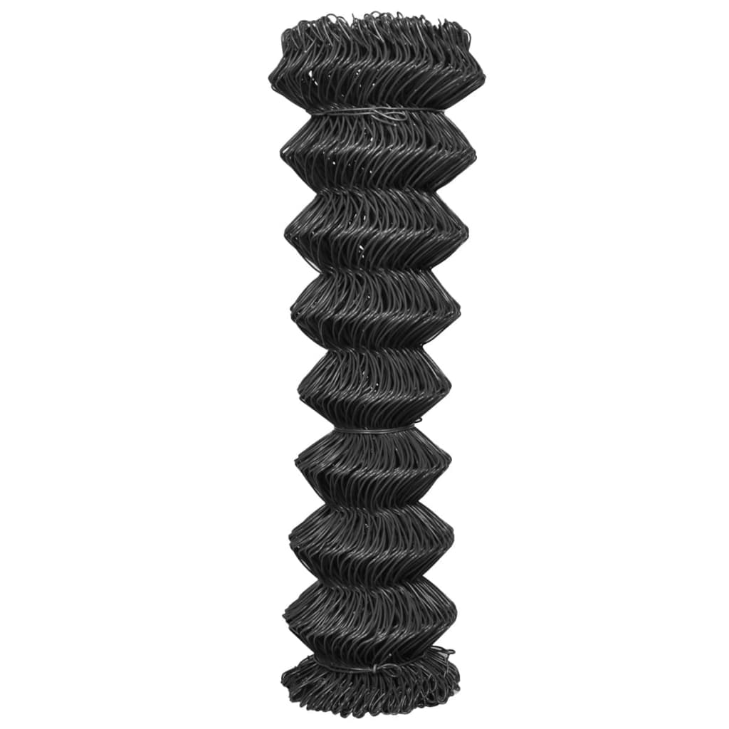 Vidaxxl -Netzzaun 25x1,5 m Stahlgrau