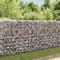 Vidaxl gabion mand 120x30x100 cm gegalvaniseerd staal