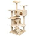 Vidaxl Katzenkratzbaum mit Sisal-Kratzern 125 cm Beige