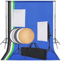 Vidaxl Fotostudio-Set mit 5 verschiedenen Hintergründen und 2 Softboxen