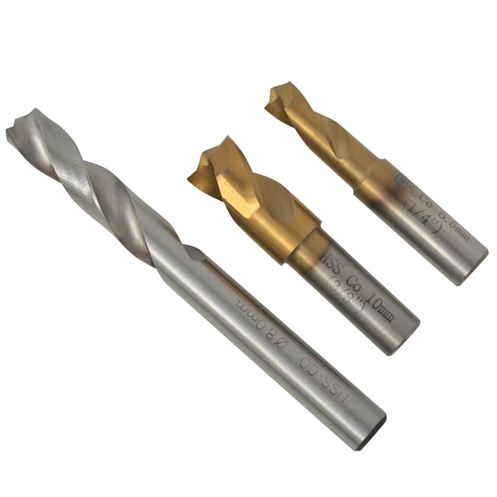 VidaXL 4-teiliges Punktschweißbohrer-Set HSS