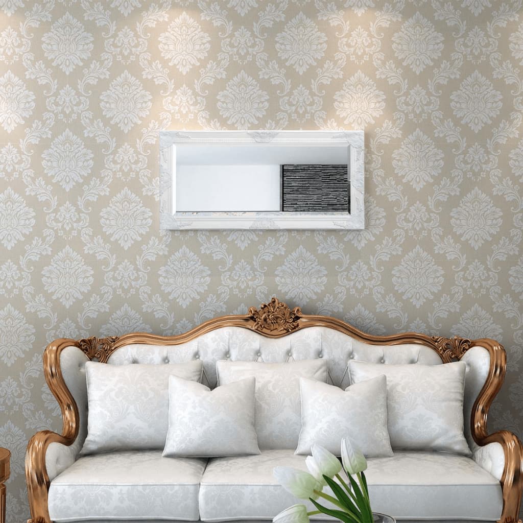 Vidaxx Wandspiegel Barock 100 x 50 cm Weiß