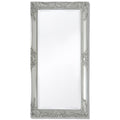 VidaXL Wandspiegel Barock 100 x 50 cm Silber