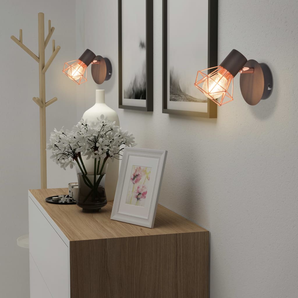 VidaXL Wandleuchten, 2 Stück, mit 8 W LED