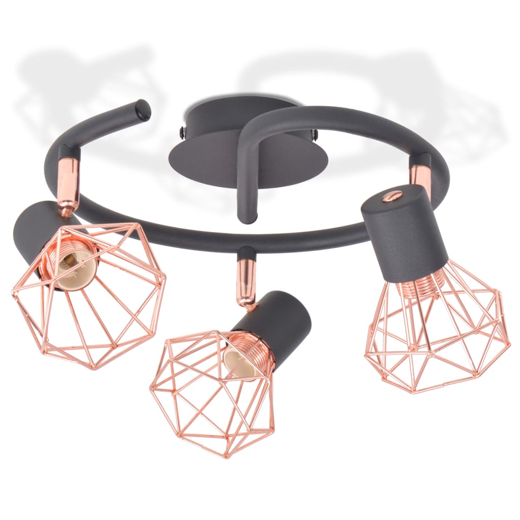 VidaXL Deckenleuchte mit 3 LEDs, 12 W