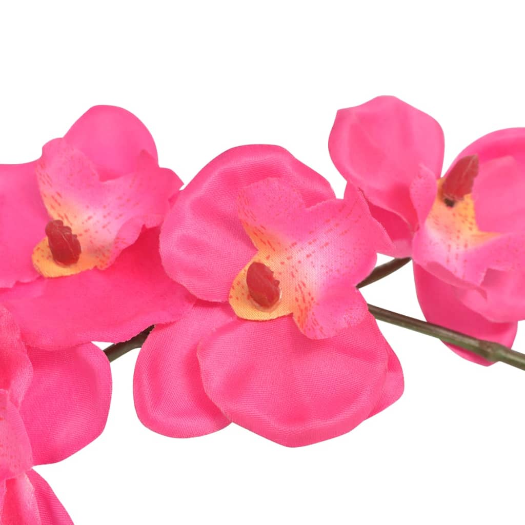 VidaXL Künstliche Orchidee mit Topf, 30 cm, Rot