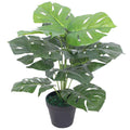 VidaXL Künstliche Pflanze mit Topf Monstera 45 cm Grün