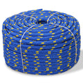 VidaXL Bootsseil 14 mm 50 m Polypropylen Blau