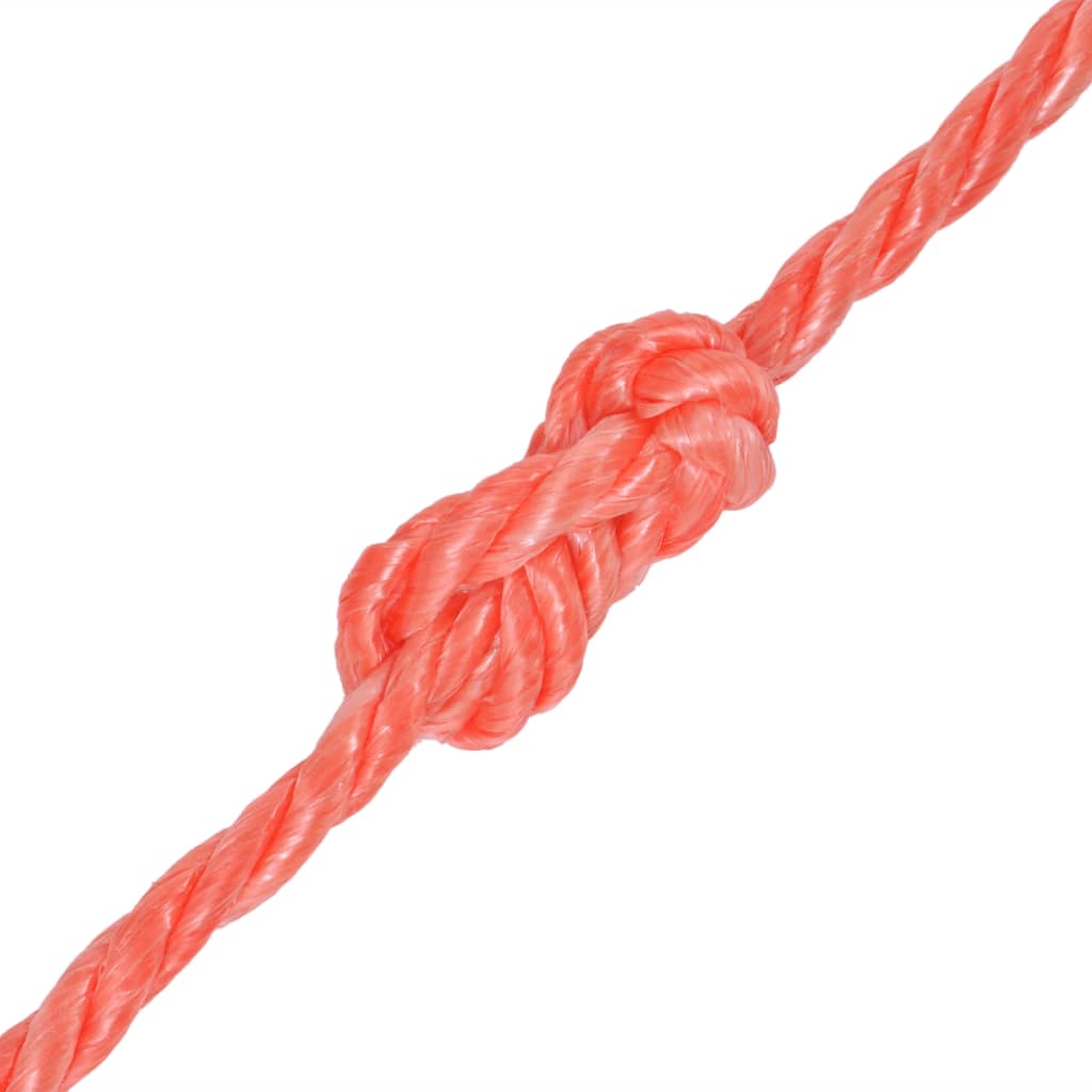 VidaXL gedrehtes Seil 10 mm 100 m Polypropylen Orange