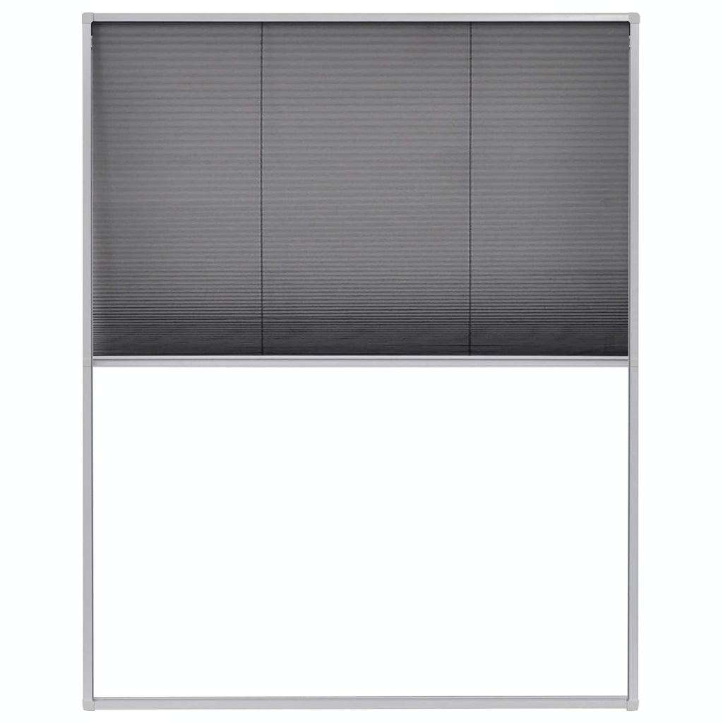 Vidaxl raamhor plissé 80x100 cm aluminium