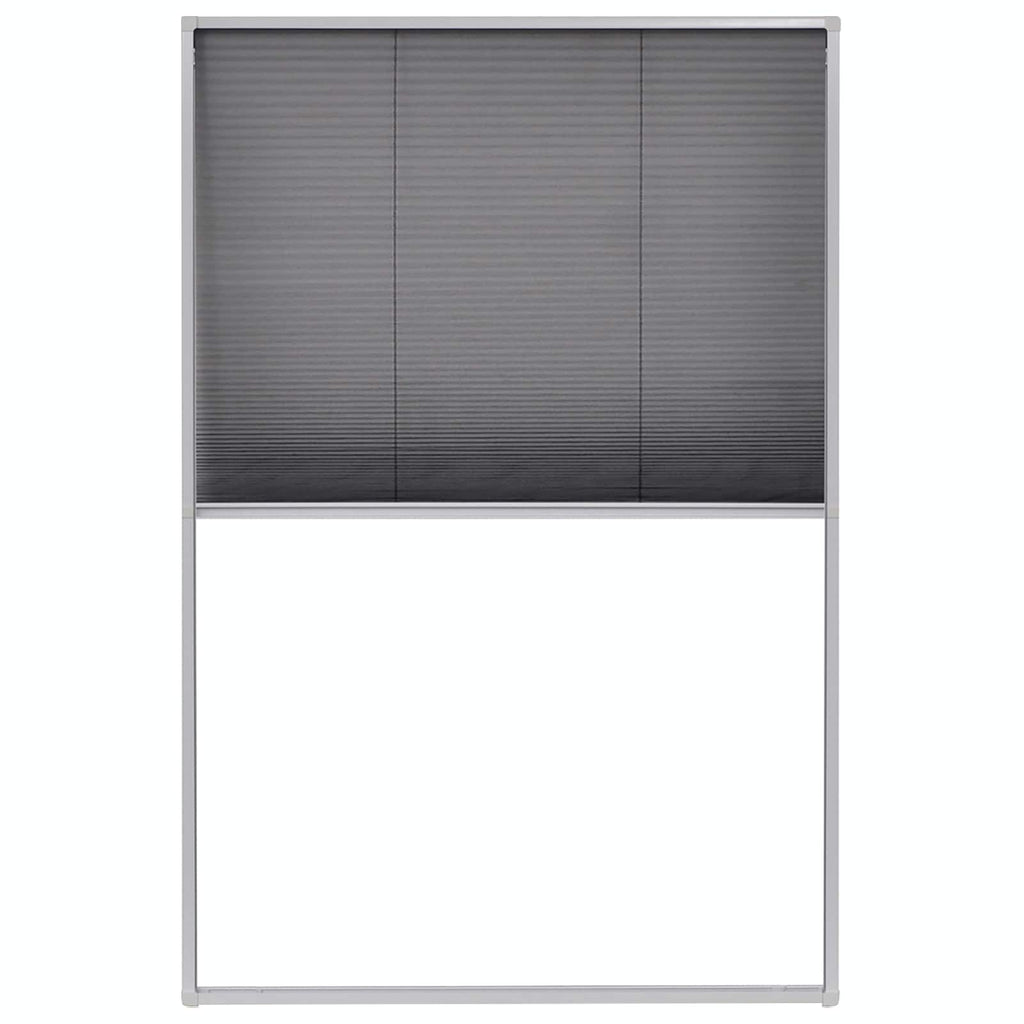 Vidaxl raamhor plissé 80x120 cm aluminium