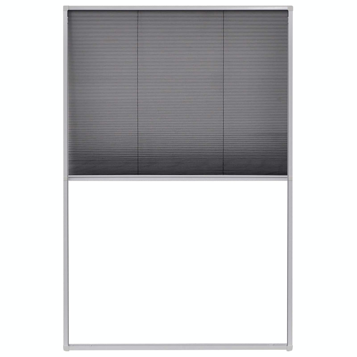 Vidaxl raamhor plissé 80x120 cm aluminium