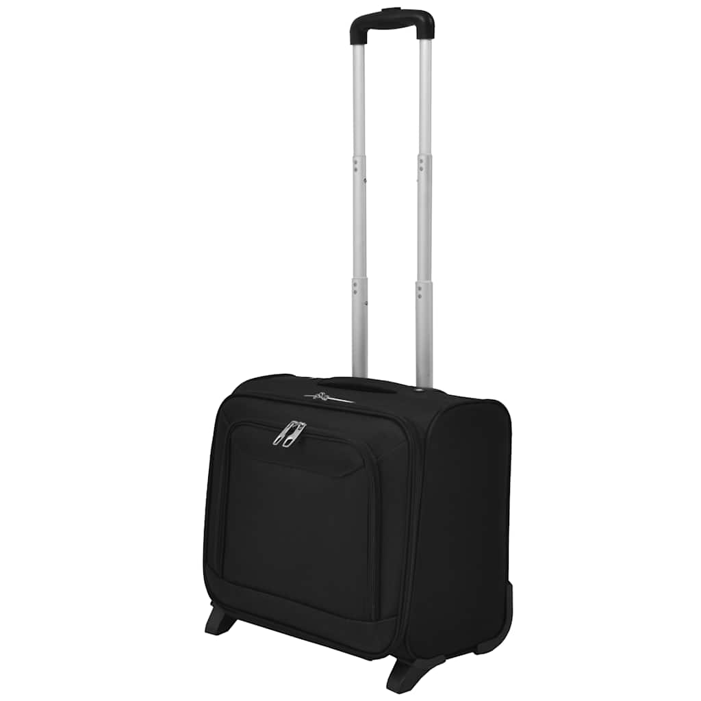 VidaXL Pilot Trolley Schwarz