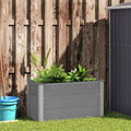 VIDAXL -Planzer erhöht 100x50x54 cm HKC Grau