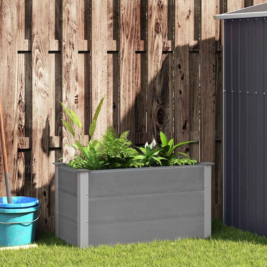 VIDAXL -Planzer erhöht 100x50x54 cm HKC Grau
